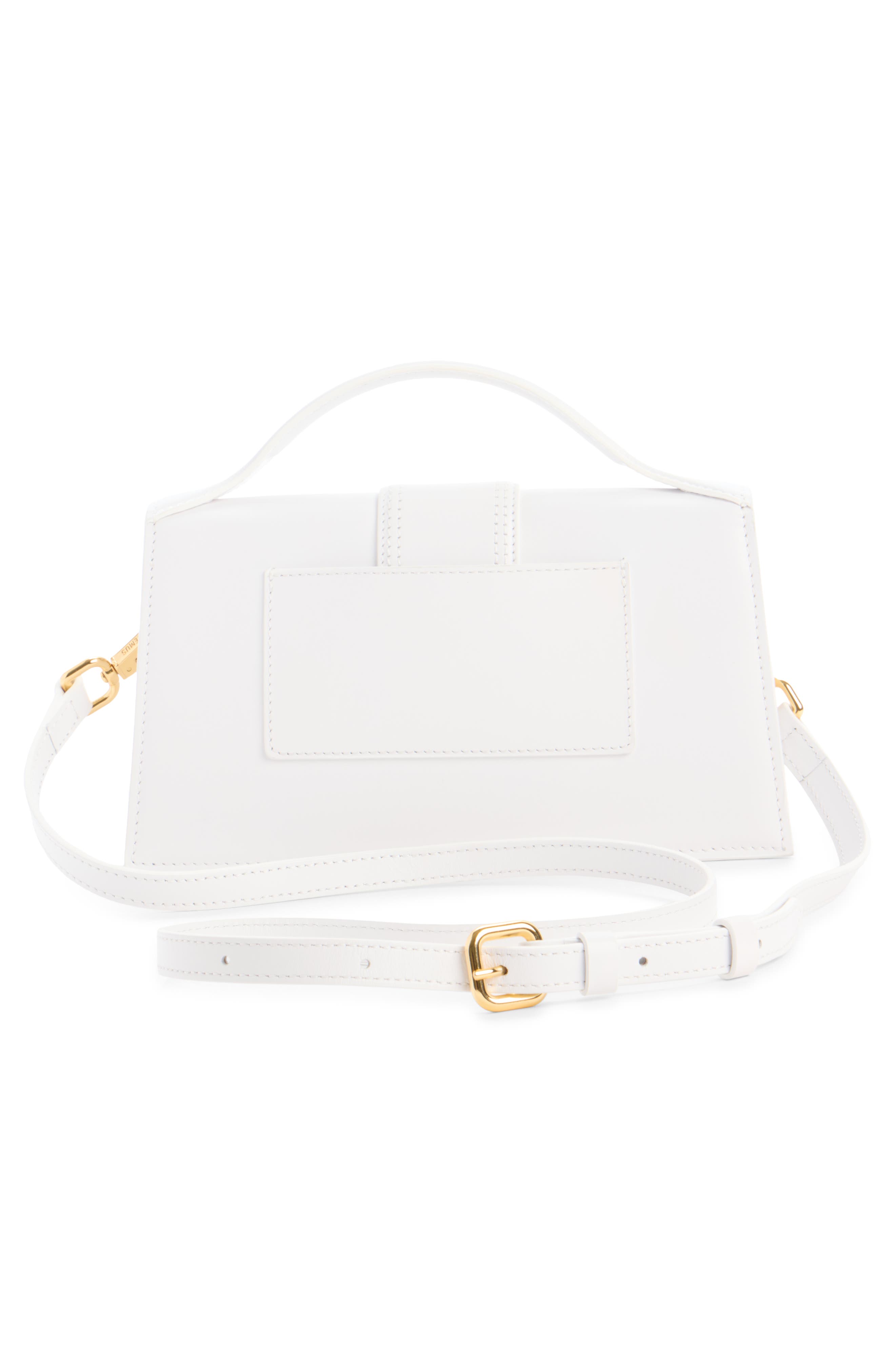 Jacquemus Le Grand Bambino Crossbody Bag, Alternate, color, White 100