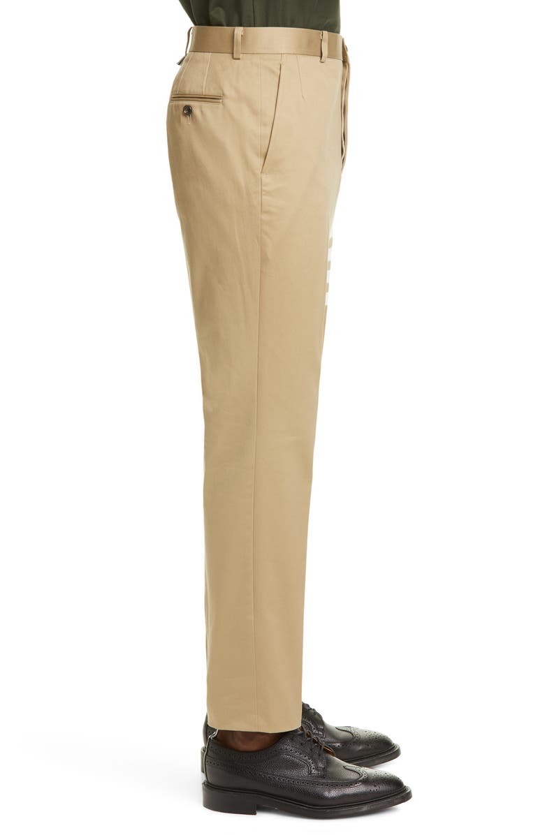 Thom Browne Unconstructed Chino Dress Pants, Alternate, color,