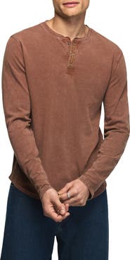 Lucky Brand Weekend Slub Long Sleeve Henley