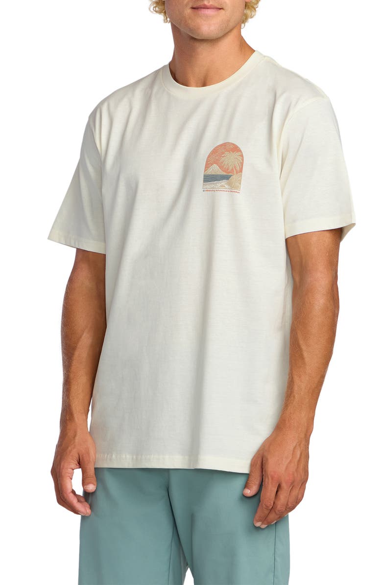 Billabong Coastal Range Adventure Division Cotton Graphic T-Shirt, Alternate, color, Off White