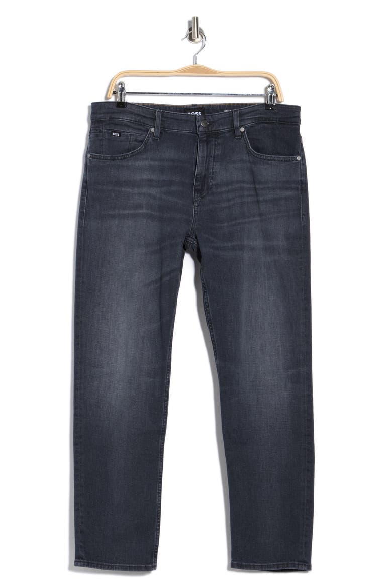 Maine Regular Fit Straight Leg Jeans, Alternate, color, BLACK
