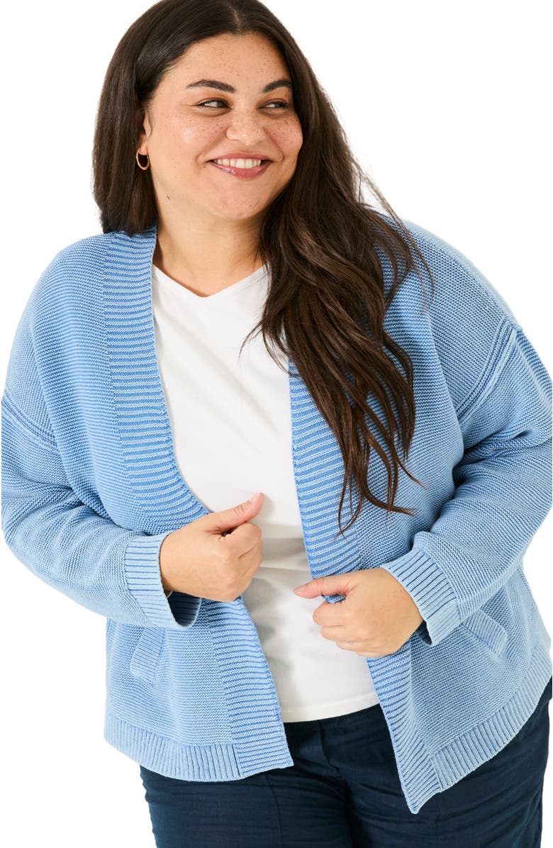 FatFace Plus Size Edie Laundered Cardi, Main, color, 