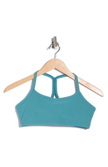 Beyond Yoga Space Dye Slim Racerback Sports Bra In Blue
