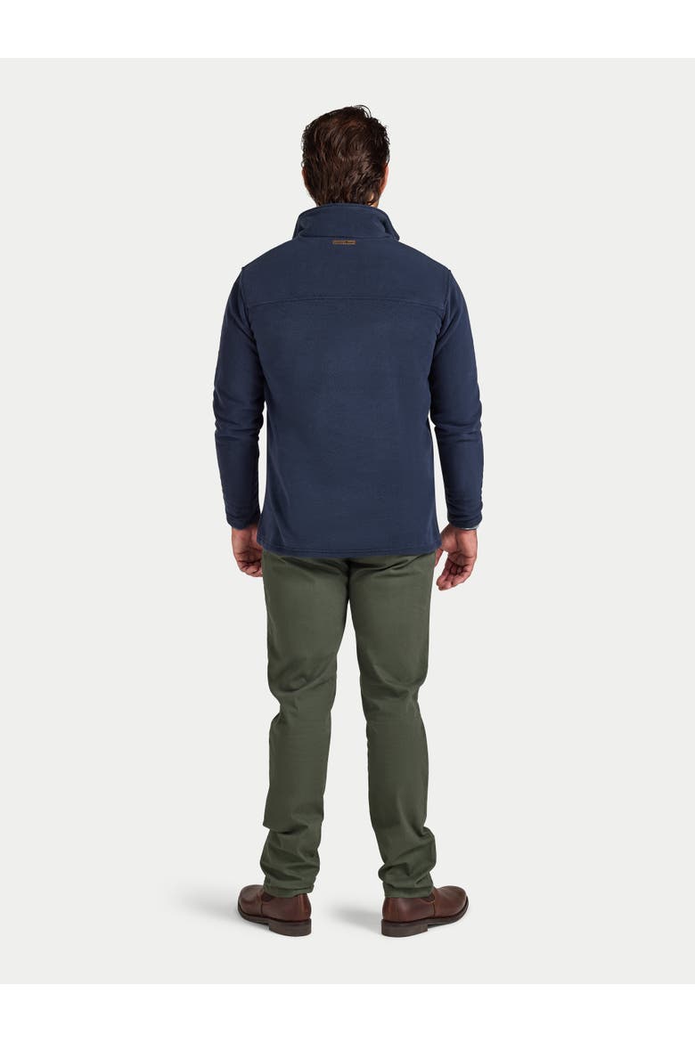 Quarter Zip Fleece Sweatshirt, Alternate, color, Navy