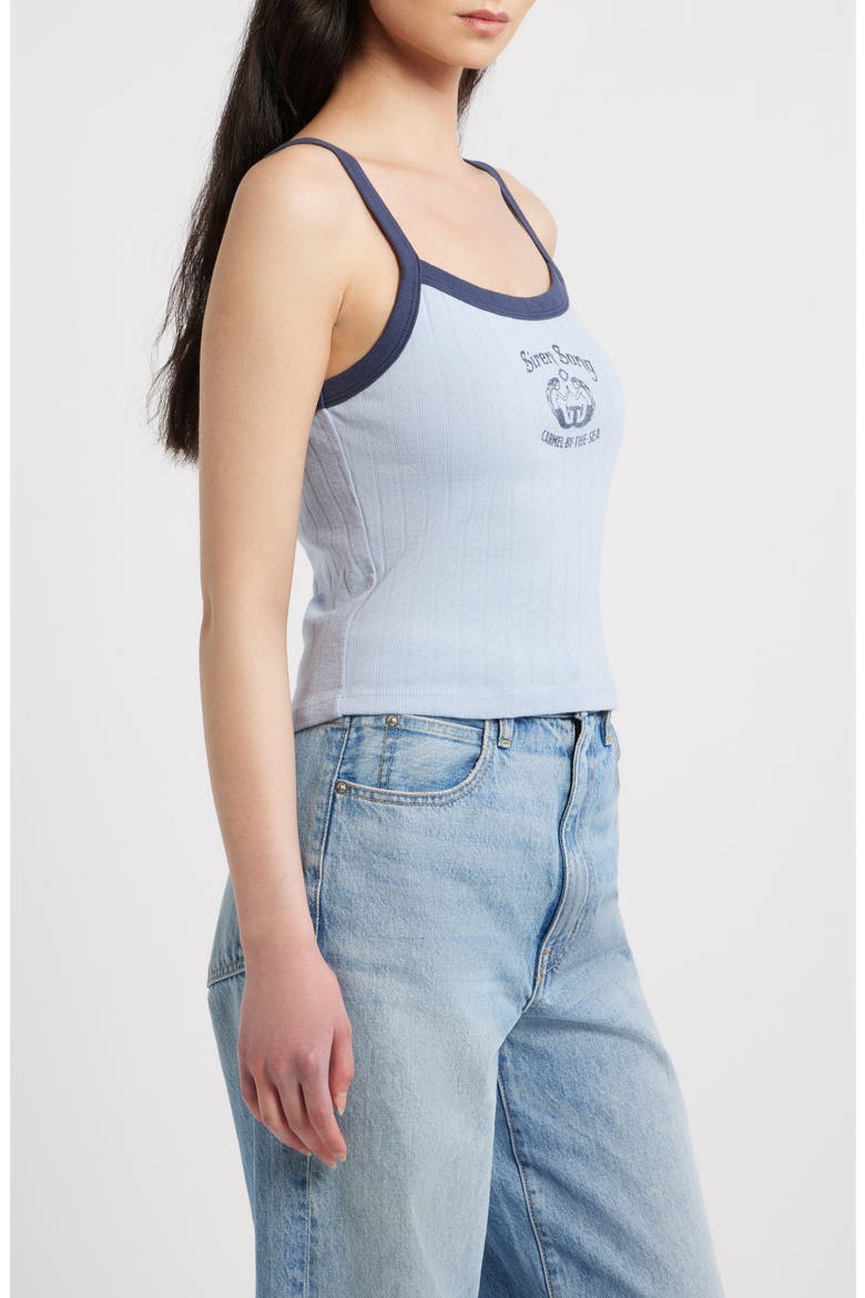 Siren Song 90s Pointelle Tank, Alternate, color, BLUE COMBO
