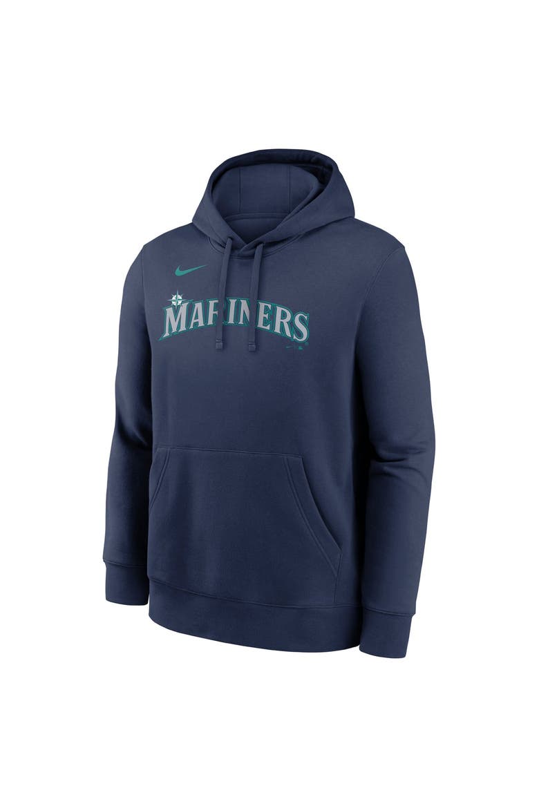 Men's Nike Navy Seattle Mariners Dri-FIT Club Hoodie, Alternate, color, Navy