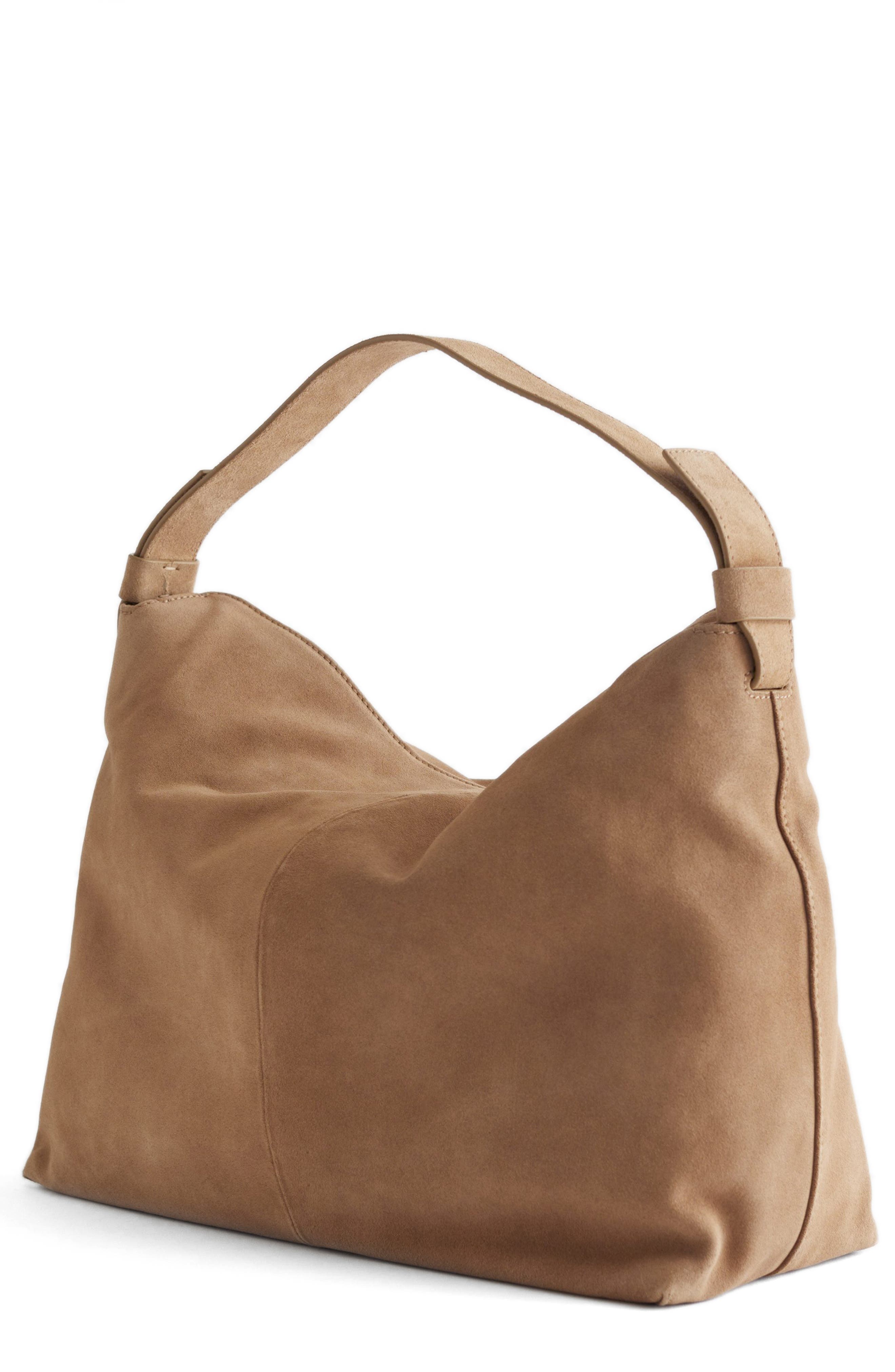 & Other Stories Suede Shoulder Bag, Main, color, 