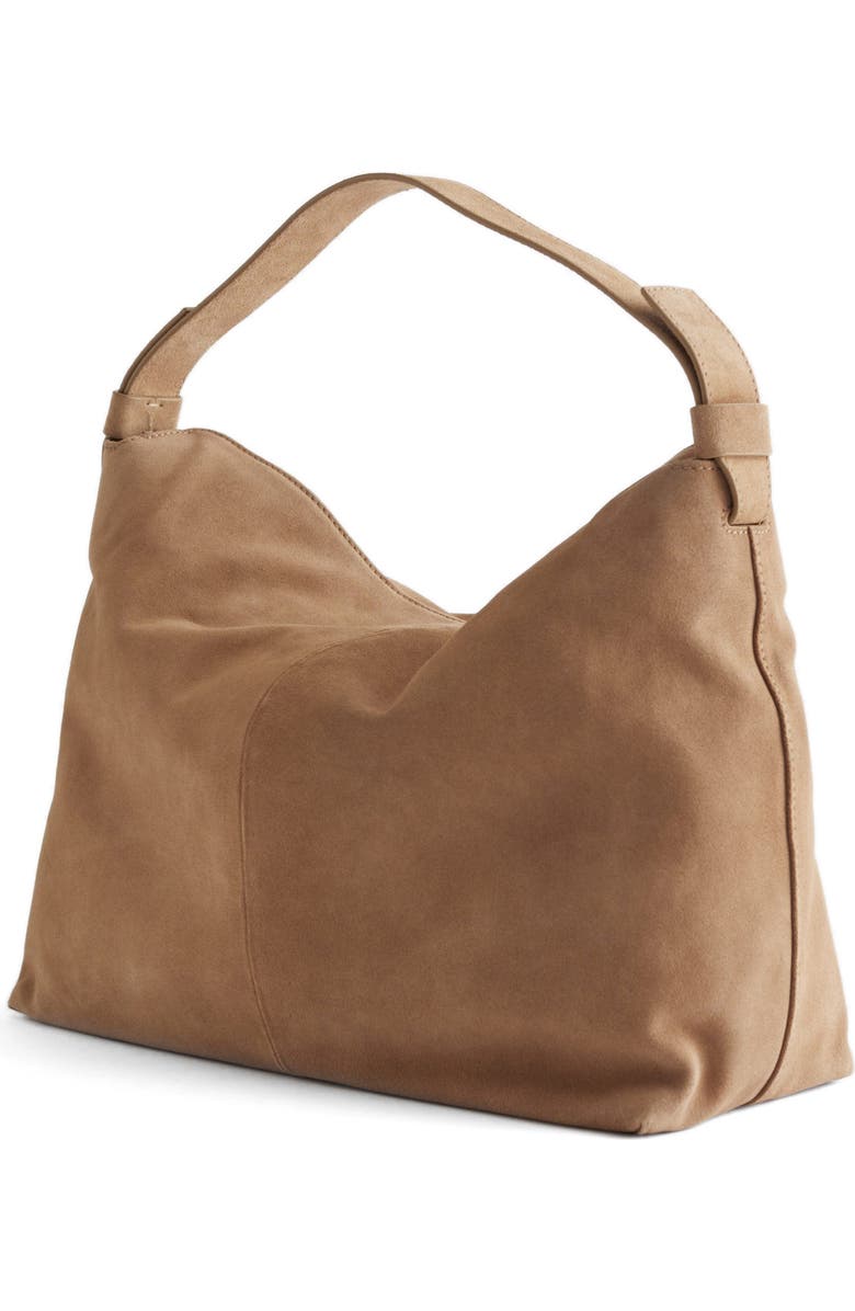 & Other Stories Suede Shoulder Bag, Main, color,