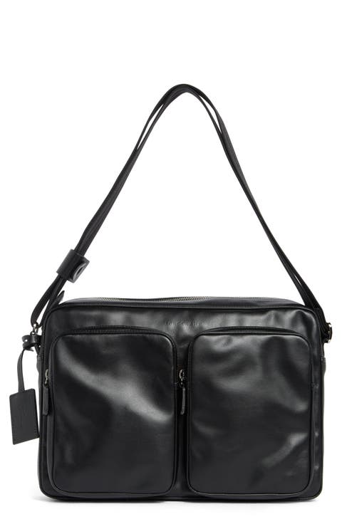 Baxi Leather Messenger Bag