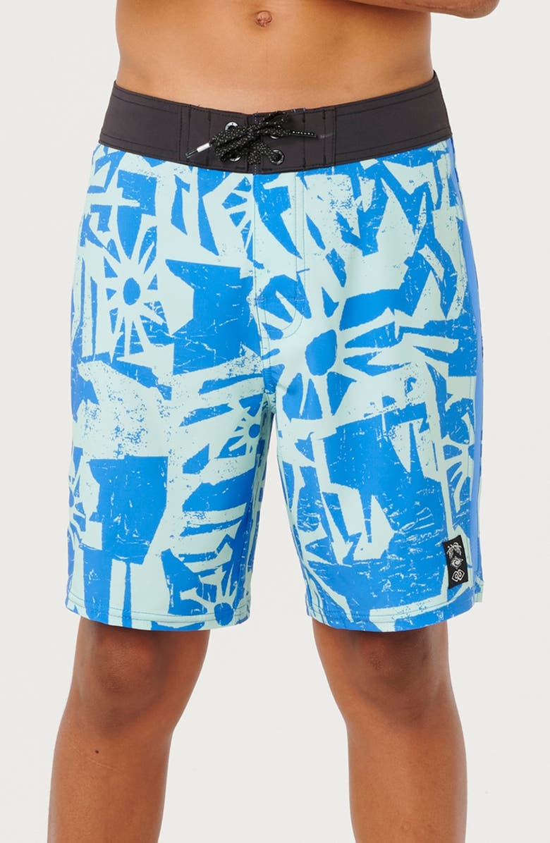 Rip Curl Kids' Mirage Liquid Trips Board Shorts, Main, color, Royal Blue