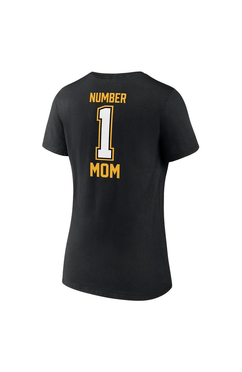 FANATICS Women's Fanatics Branded Black Pittsburgh Steelers Mother's Day V-Neck T-Shirt, Alternate, color, 