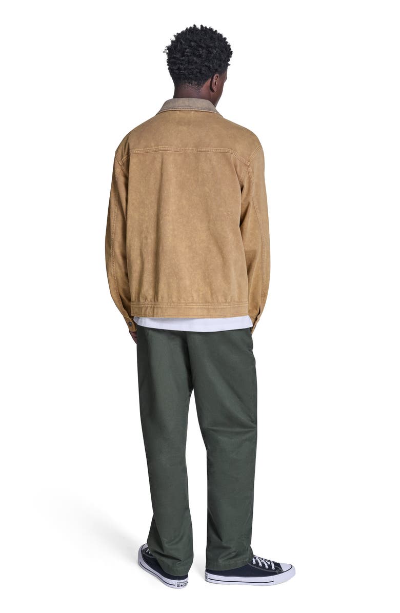 Converse Essential Zip Jacket, Alternate, color, Honey Stick