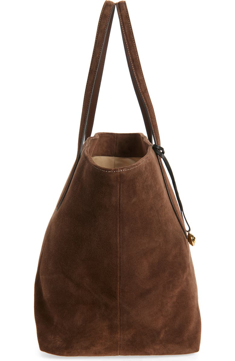 LIFFNER Large Sprout Leather Tote, Alternate, color, Dark Brown