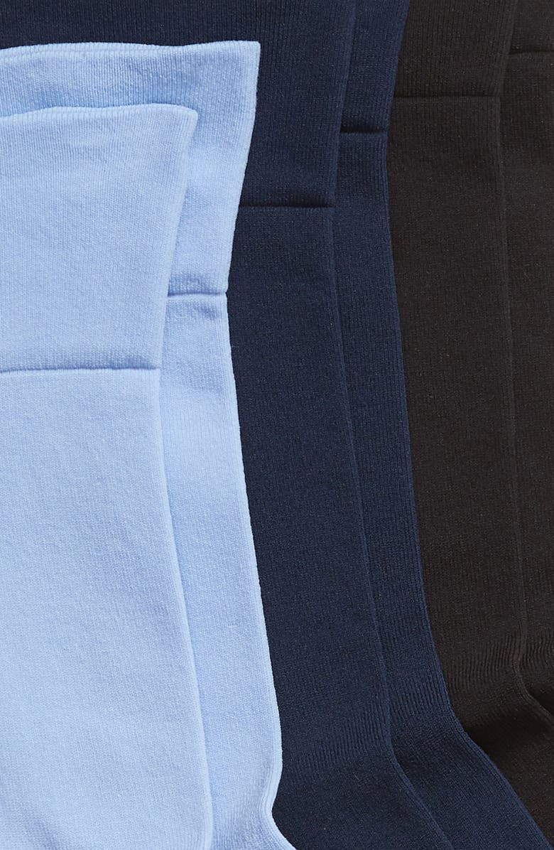 Nordstrom Ultra Sleek 3-Pack Crew Socks, Alternate, color, 