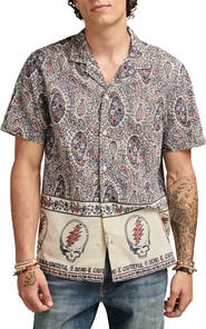 Lucky Brand Grateful Dead Floral Camp Shirt