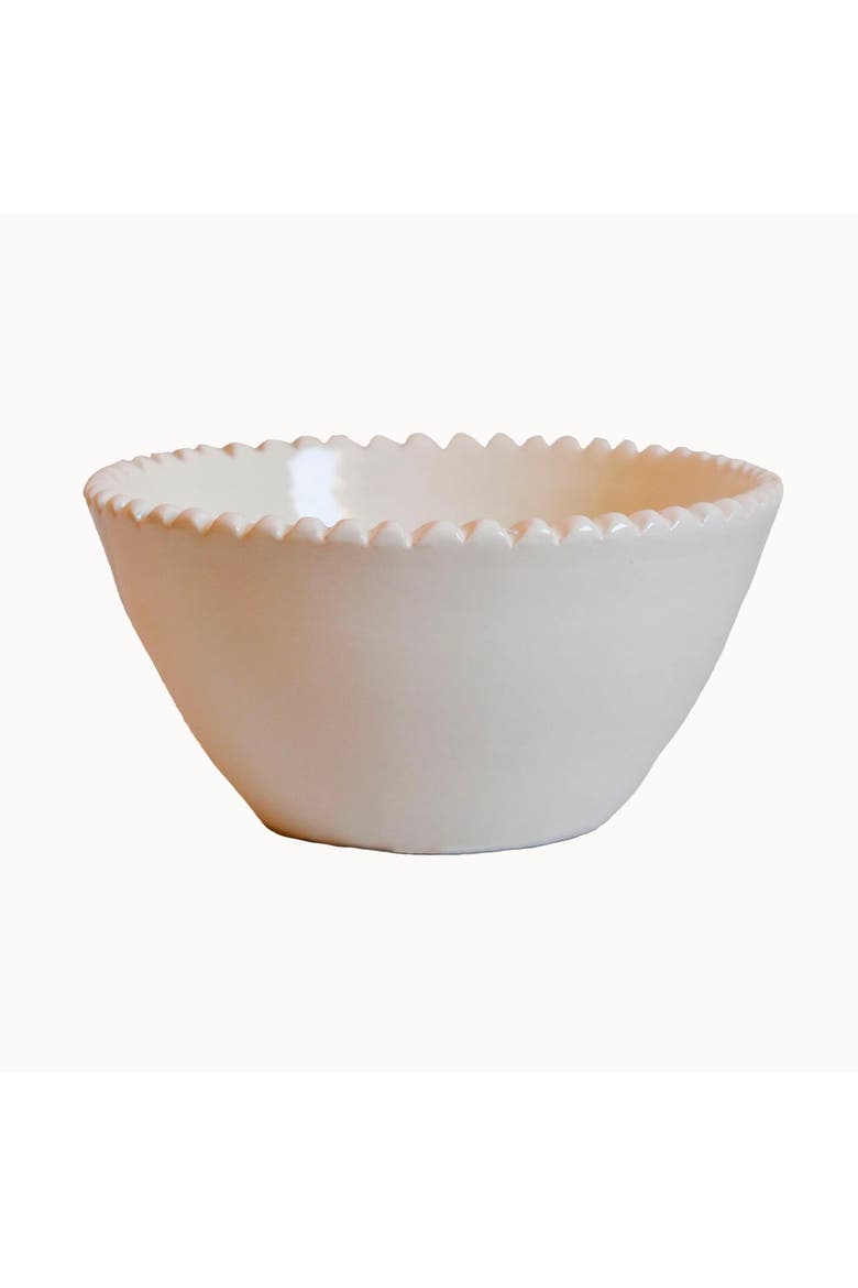 Kasbah Handcrafted Ceramic Bowl, Main, color, Dove Gray - Small
