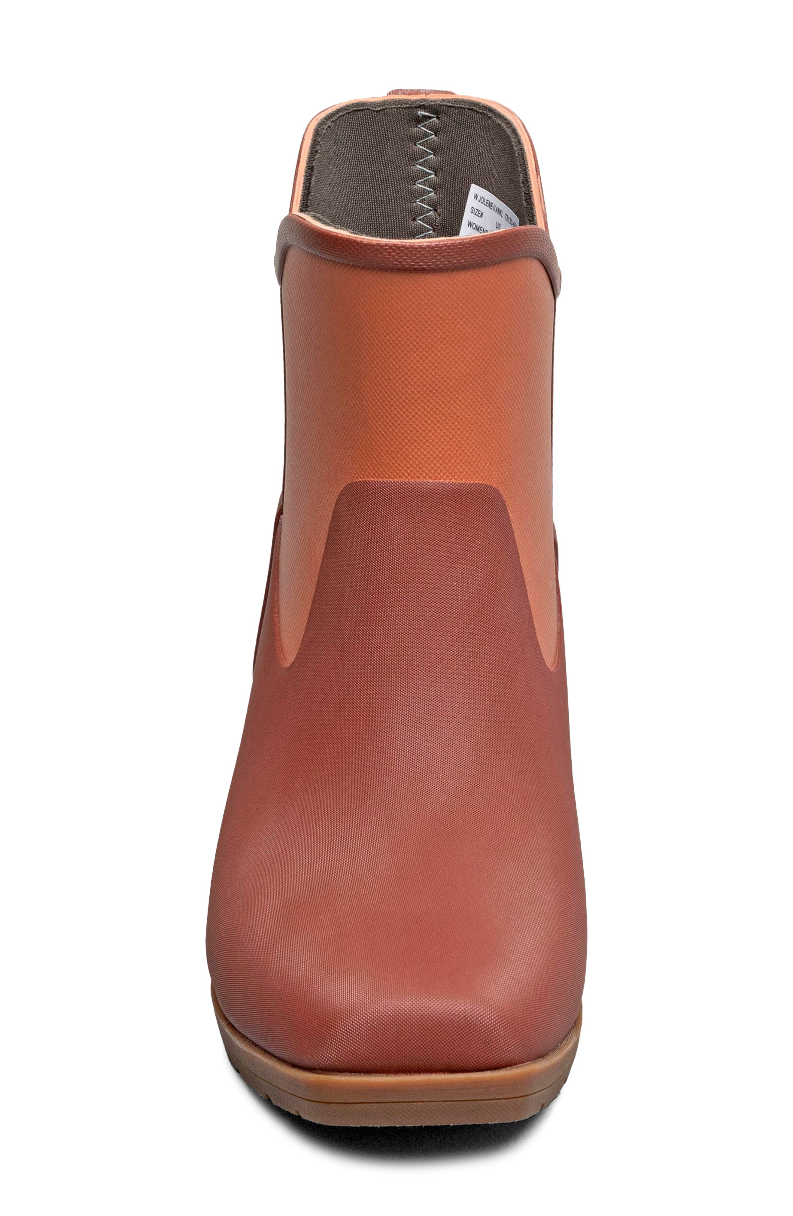 Jolene Waterproof Ankle Boot, Alternate, color, BRICK