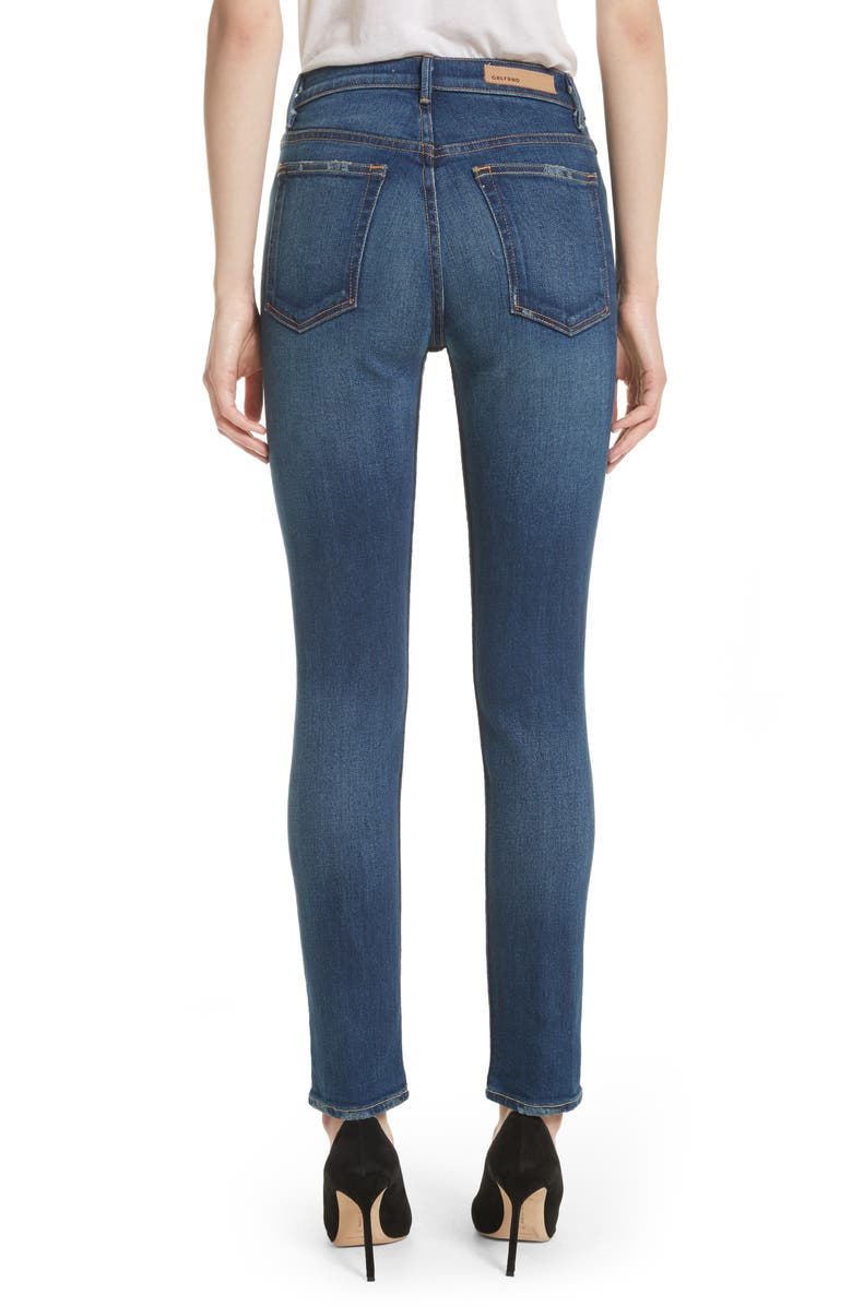 GRLFRND Karolina High Waist Skinny Jeans, Alternate, color, 