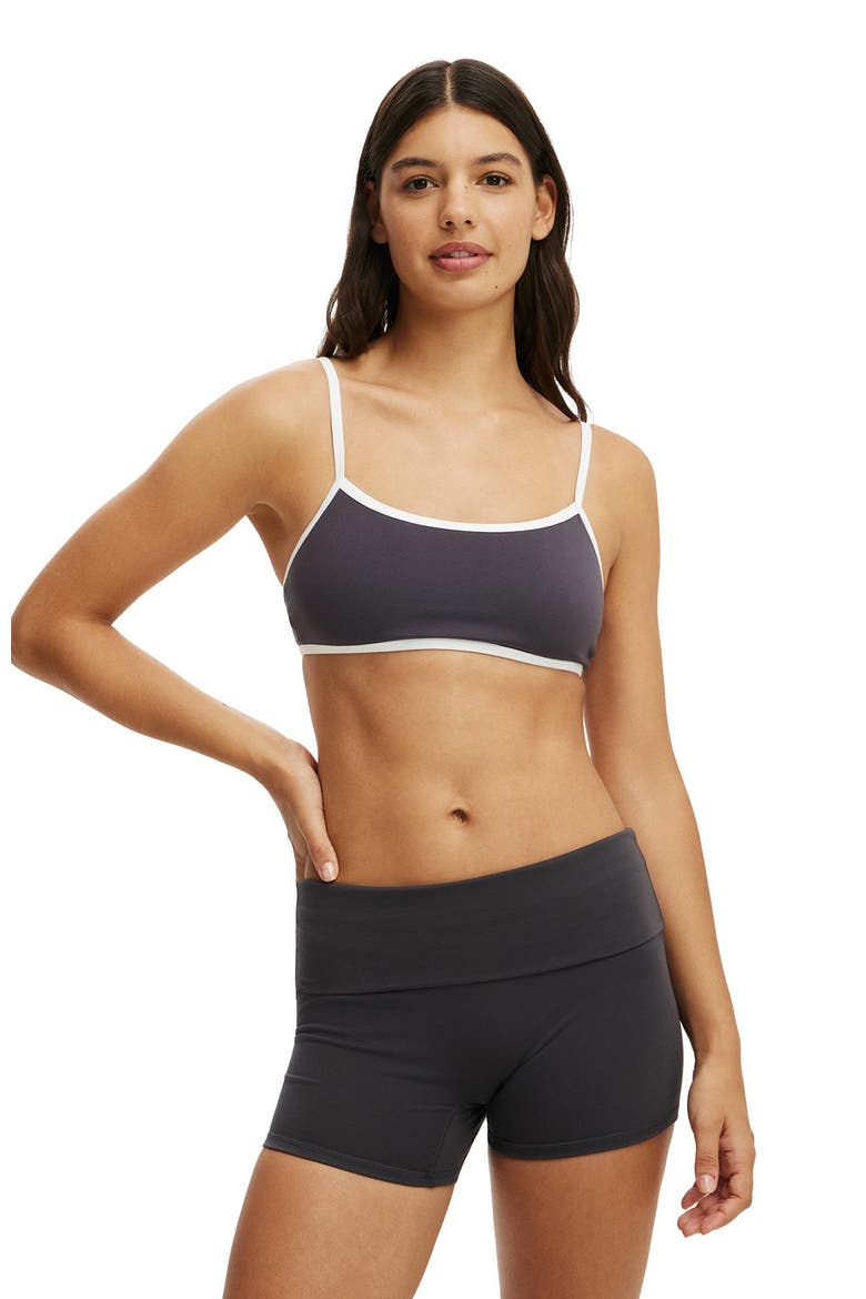 Women's Active Ultra Soft Roll Over Shortie Short, Alternate, color, Graphite