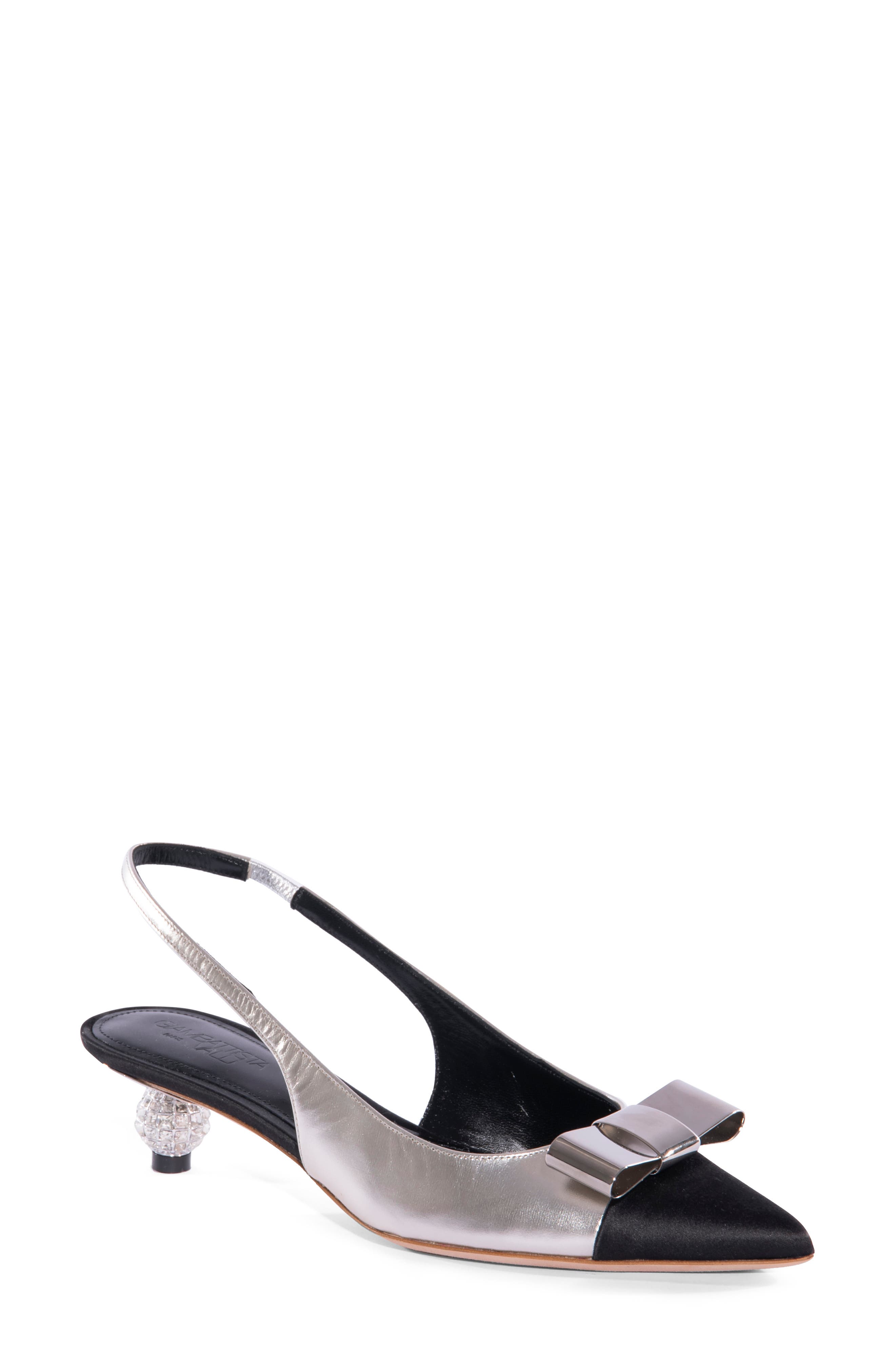 Giambattista Valli Pointed Toe Slingback Pump, Main, color, 
