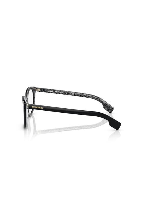 Burberry 51mm Square Optical Glasses In Black