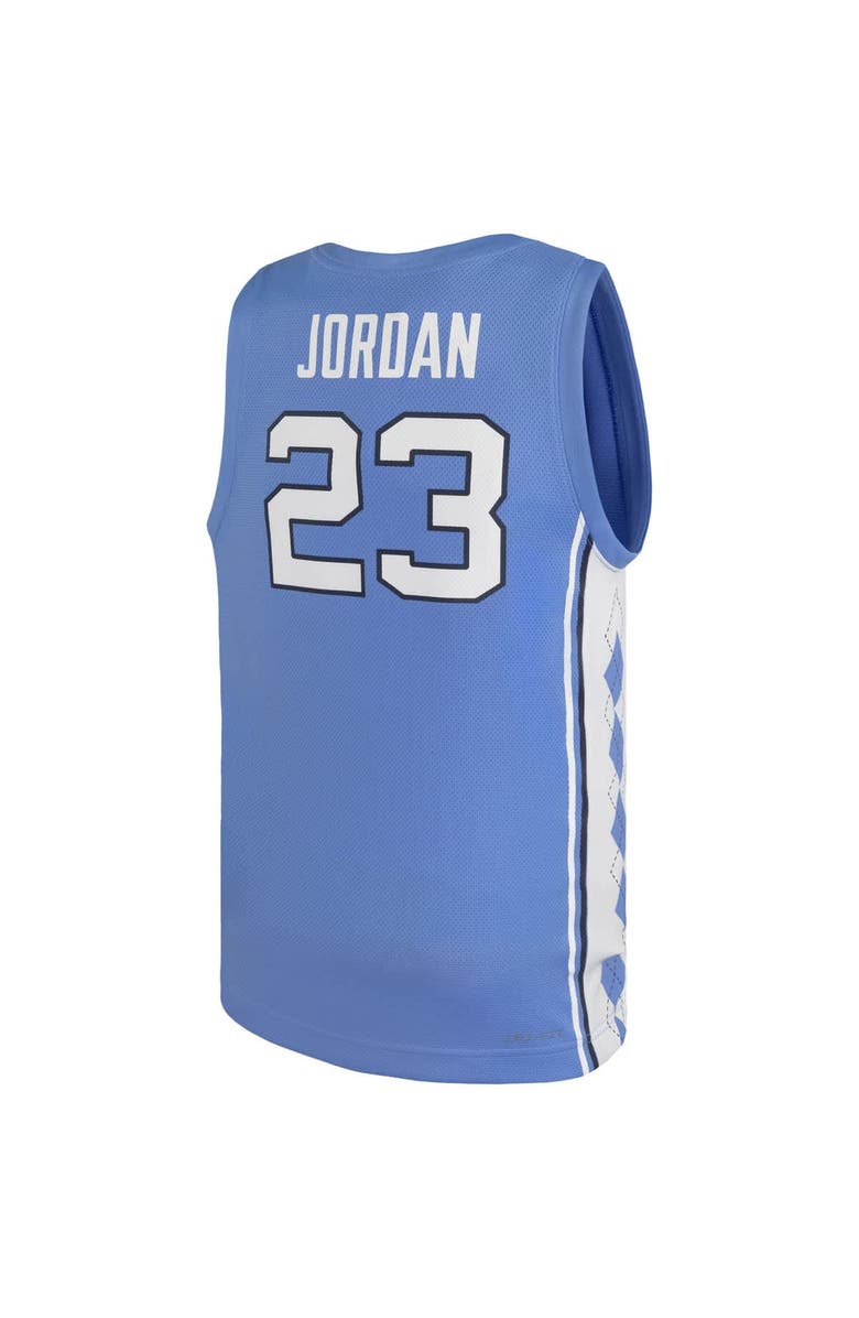 Nike Youth Nike Michael Jordan Carolina Blue North Carolina Tar Heels Replica Basketball Jersey, Alternate, color, Light Blue