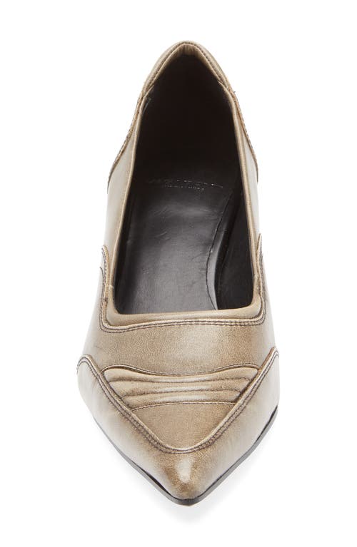 Vagabond Shoemakers Lykke Pointed Toe Kitten Heel Pump In Gray