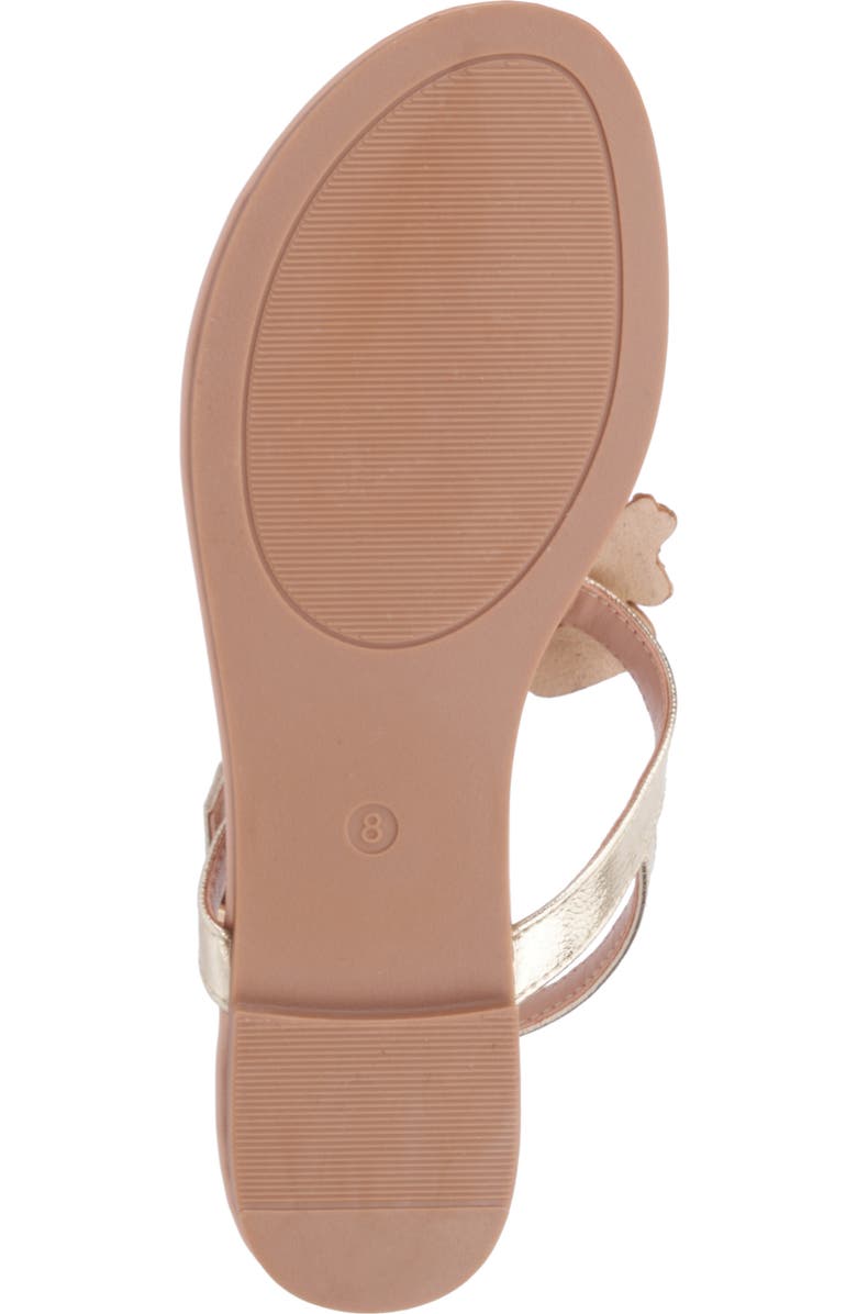 NEW YORK AND COMPANY Ailis Thing Toe Sandal, Alternate, color, Gold