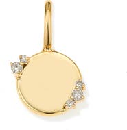 Adina Reyter Diamond Dog Tag Mini Charm