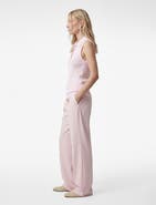 Koton Sleeveless Ribbed Polo Knit Top