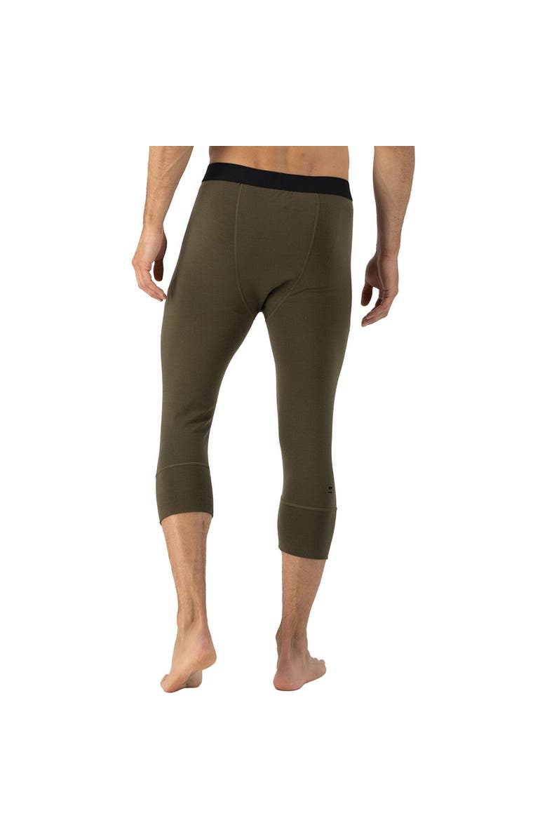 Mons Royale Cascade 3/4 Legging - Men's, Alternate, color, Dark Olive
