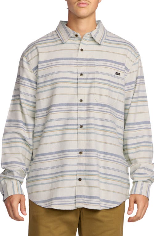 Billabong Coastline Cotton Flannel Button-up Shirt In Multi