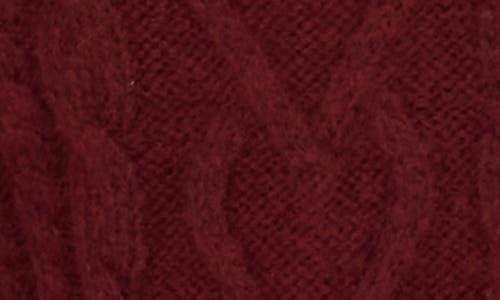 Blu Pepper Ribbon Crewneck Sweater In Burgundy
