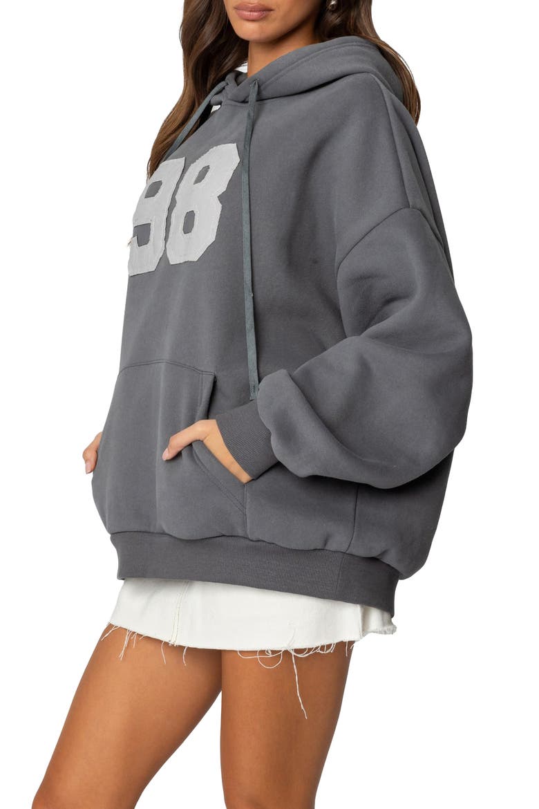 98 Oversize Hoodie, Alternate, color, GRAY