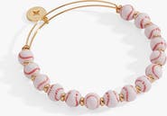 Alex and Ani Baseball Beaded Bangle