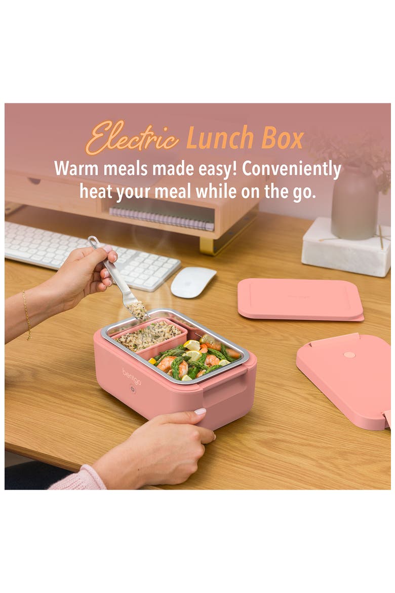 Heat Electric Lunch Box, Alternate, color, PINK
