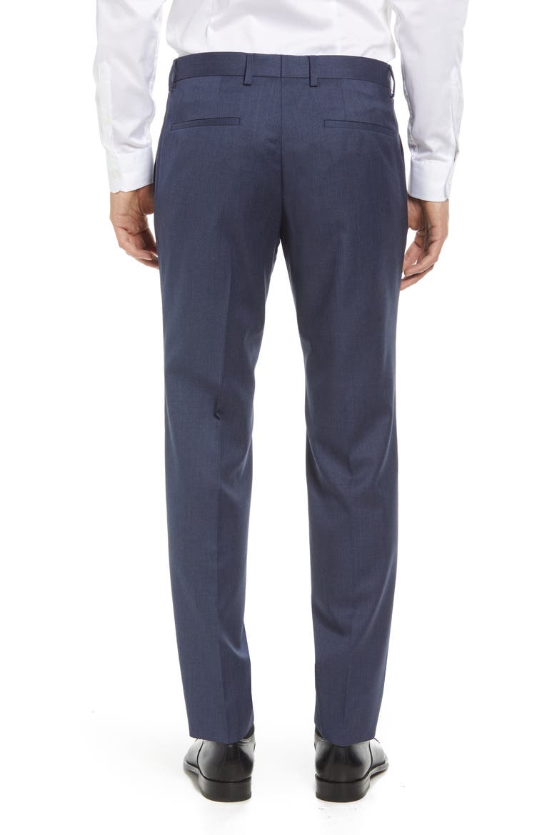 Genius Slim Fit Wool Suit Pants, Alternate, color, OPEN BLUE