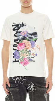 HVMAN Floral Graphic T-Shirt