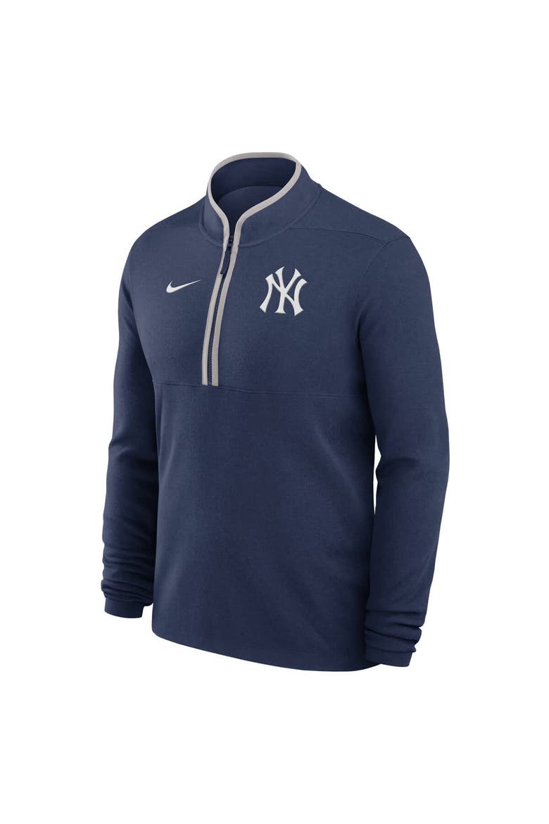 Men's Nike Navy New York Yankees Dri-FIT Victory Half-Zip Pullover, Alternate, color, Navy