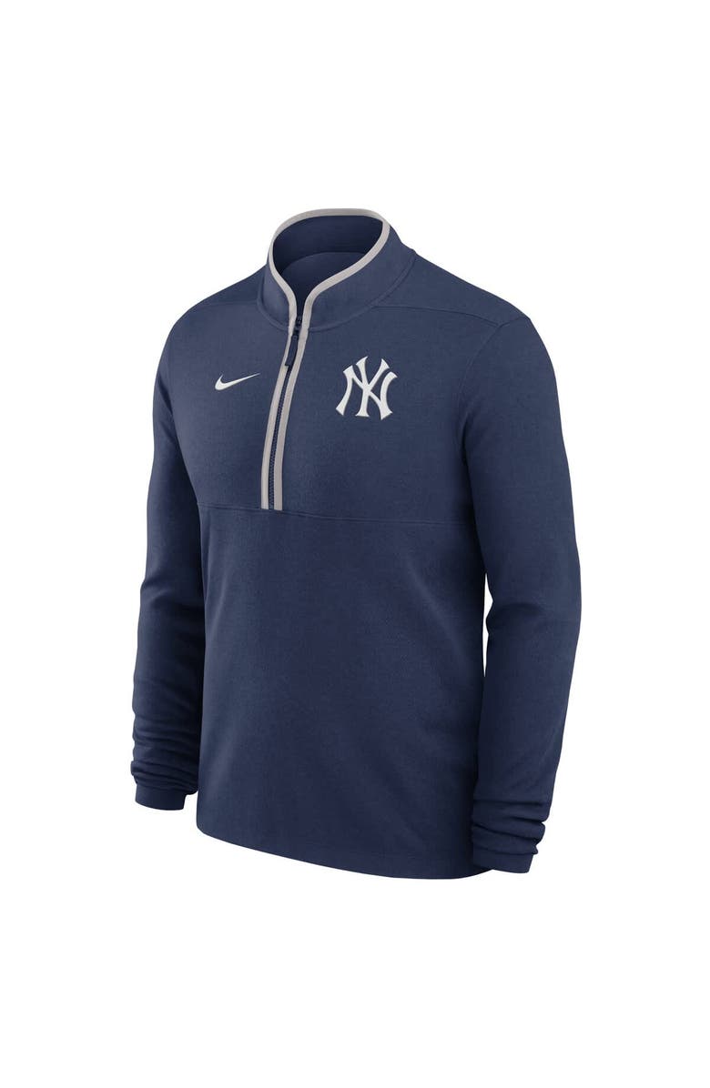 Nike Men's Nike Navy New York Yankees Dri-FIT Victory Half-Zip Pullover, Alternate, color, Navy