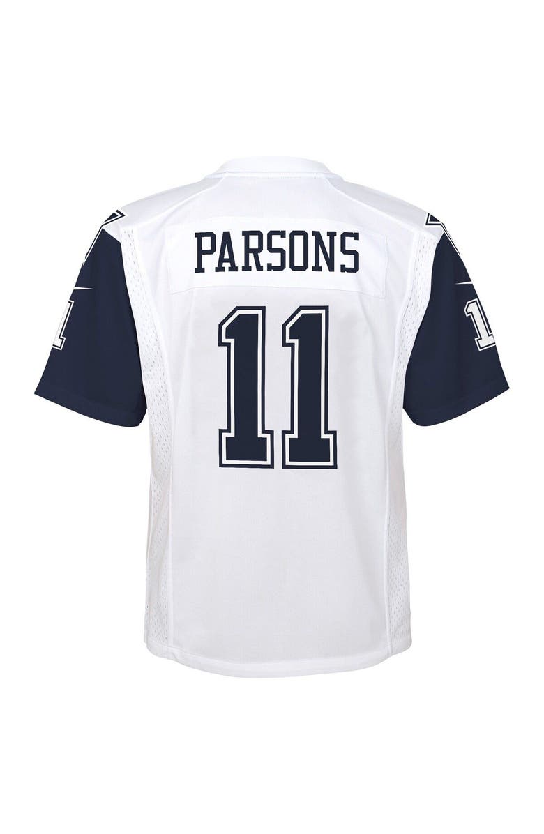 Nike Youth Nike Micah Parsons White Dallas Cowboys Alternate Game Jersey, Alternate, color,