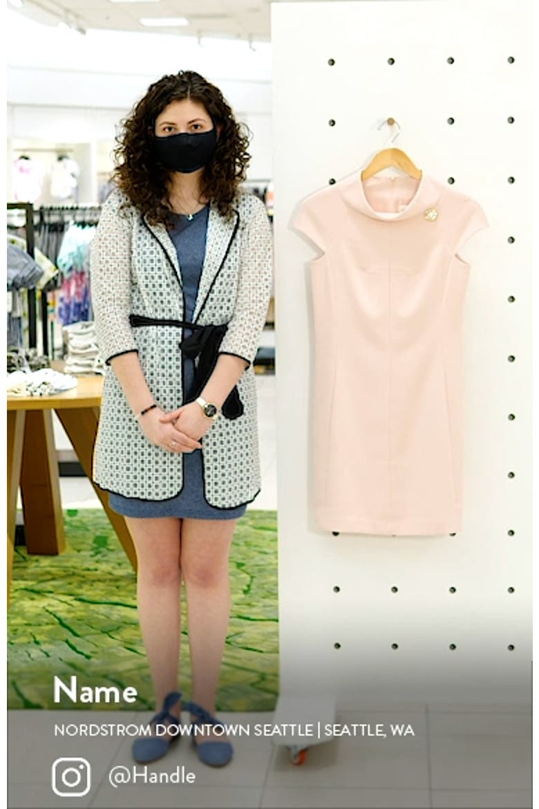 Stand Collar A-Line Dress video