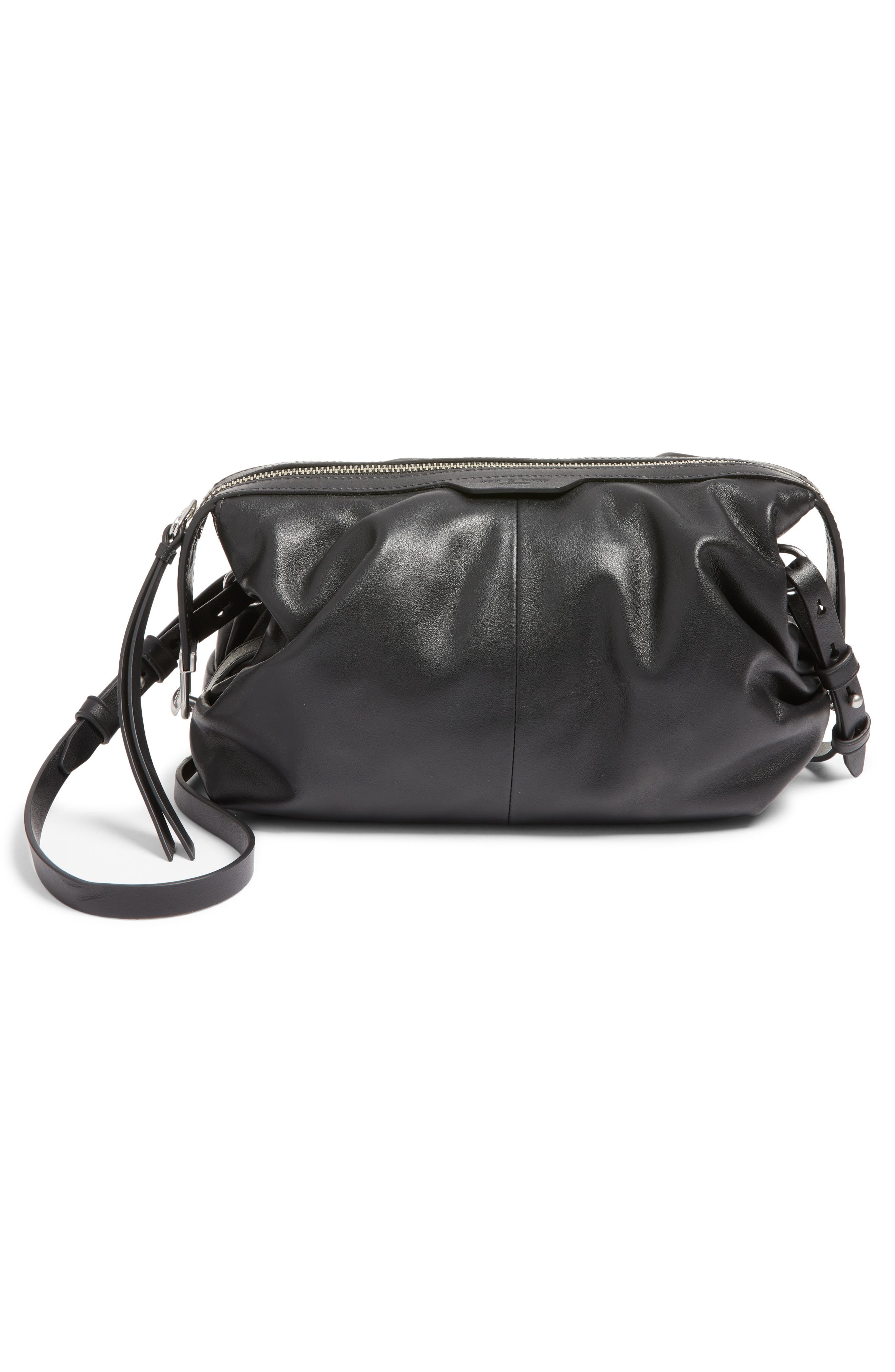 rag & bone Commuter Leather Crossbody Bag, Alternate, color, 