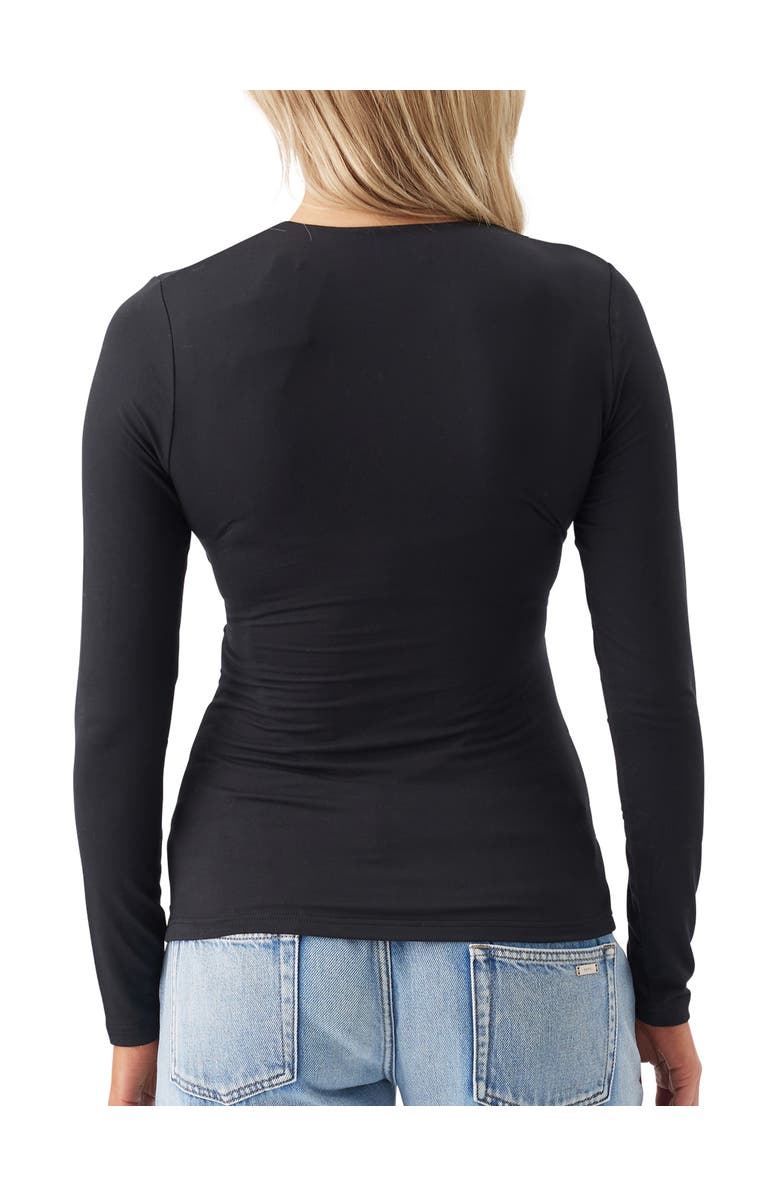 Ripe Maternity Luxe Knit Embrace Nursing Top, Alternate, color, Black