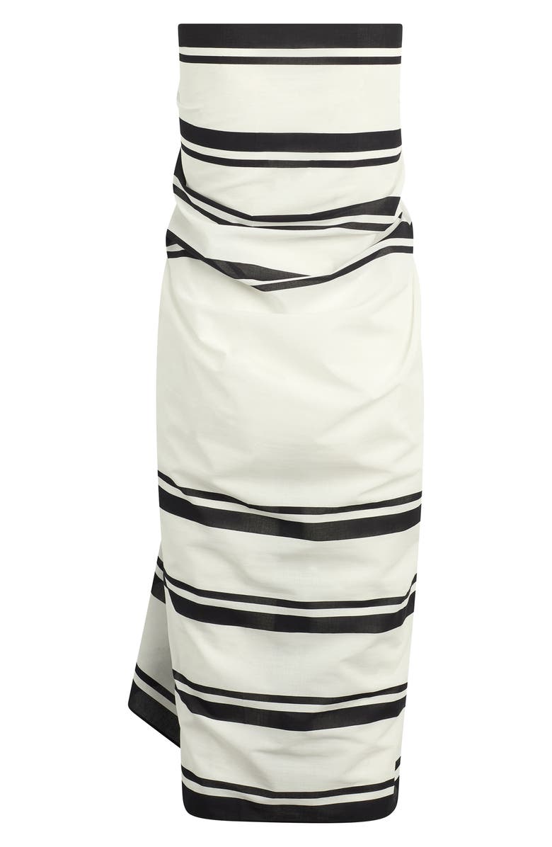 Favorite Daughter The Geo Print Pareo Cotton Scarf, Alternate, color, Black/ White