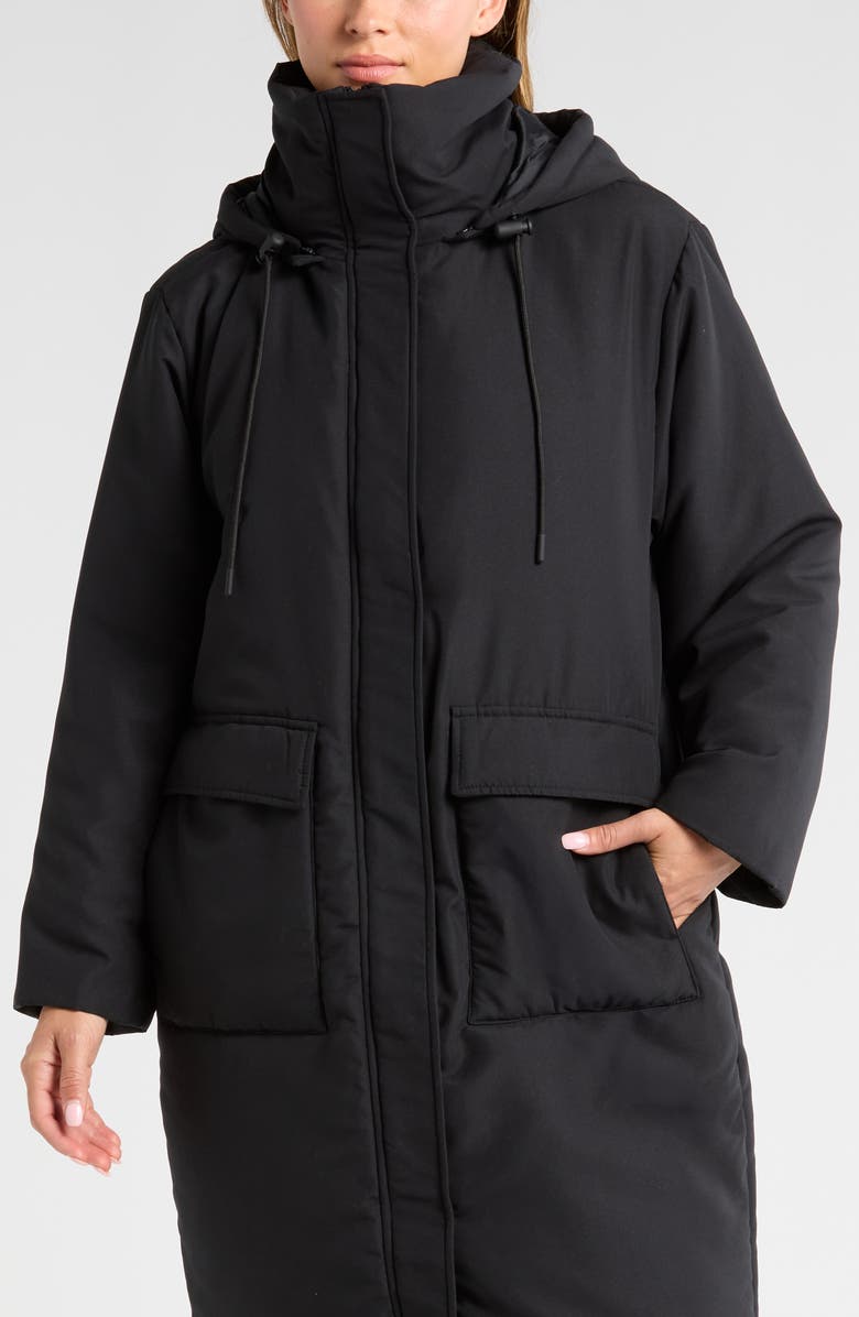 Zella Duvet Insulated Coat, Alternate, color,