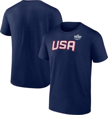 FANATICS Men's Fanatics Navy USA 2025 4 Nations Face-Off Primary Logo T