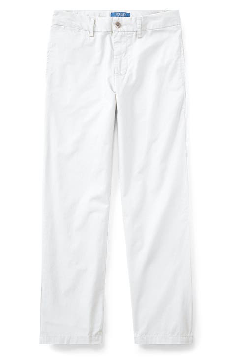 Kids' Straight Fit Flex Abrasion Twill Chinos (Big Kid)