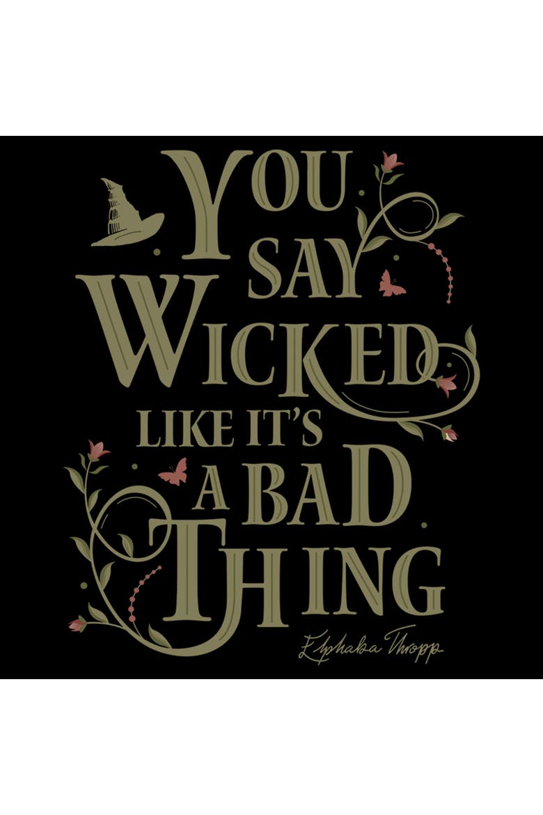 Boy's Wicked For Good You Say It Like It's a Bad Thing  Graphic T-Shirt, Alternate, color, Black
