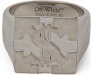 OFF WHITE Men's Bling Dollar Ring